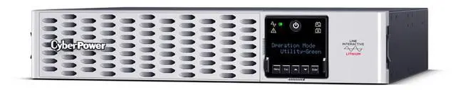 Alt view image 9 of 14 - CyberPower PRL1500RT2UC Smart App Sinewave UPS System, 1500VA/1500W, 8 Outlets, 2U Rack/Tower, AVR, Lithium
