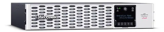 Alt view image 10 of 14 - CyberPower PRL1500RT2UC Smart App Sinewave UPS System, 1500VA/1500W, 8 Outlets, 2U Rack/Tower, AVR, Lithium