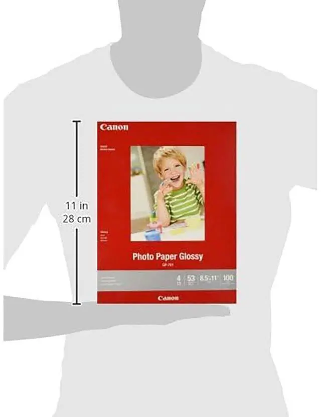 Alt view image 16 of 16 - Canon Glossy Photo Paper GP-701 Inkjet Print 8 1/2" x 11" - Glossy - 100 Sheet