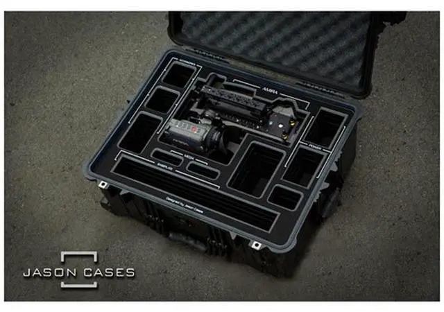 Alt view image 4 of 6 - Jason Cases Hard Travel Case for ARRI AMIRA Kit, Black Overlay #ARAMIRABK