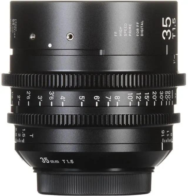 Alt view image 4 of 7 - Sigma 35mm T1.5 FF High-Speed Prime Lens for Sony E, Feet