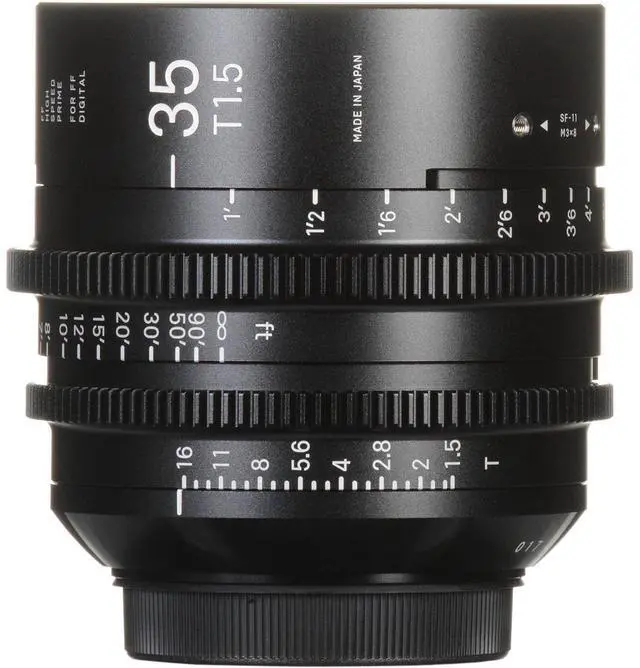 Alt view image 5 of 7 - Sigma 35mm T1.5 FF High-Speed Prime Lens for Sony E, Feet
