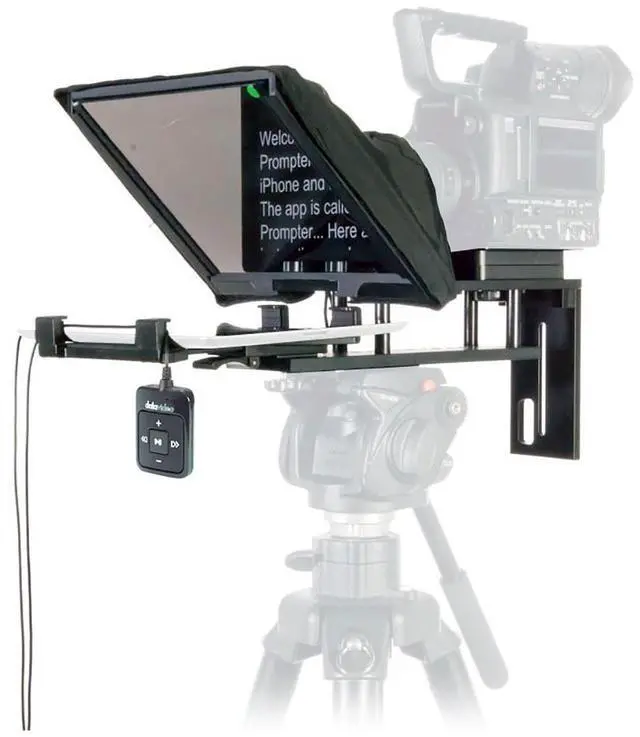 Alt view image 2 of 7 - Datavideo TP-300B Prompter Kit Bluetooth Remote for iPad & Android Tablets