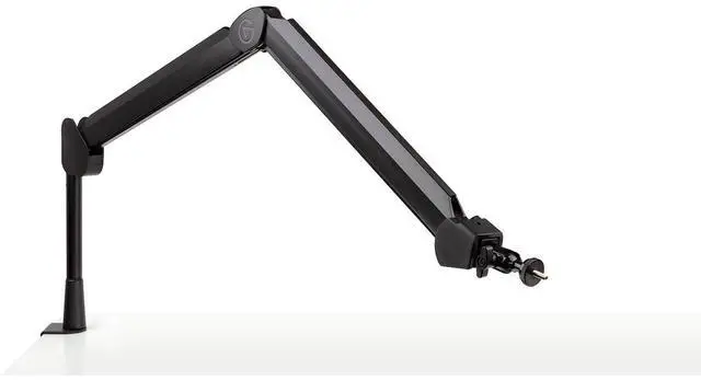 Alt view image 17 of 20 - Elgato Wave Mic Arm – Swivel Suspension Boom, Hidden Cable Channels, Versatile Desk clamp, counterweight, 1/4“-3/8“-5/8“ mic mounts, Studio, Broadcast, Streaming, Work from Home, Professional mic arm