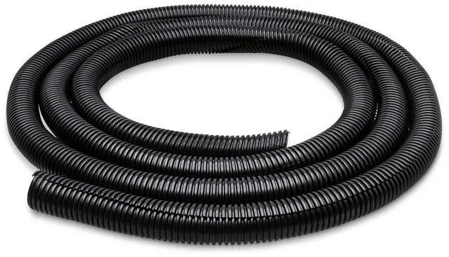 Alt view image 2 of 3 - Hosa 10Ft Black 1in Corrugated Tubing Cable Organizer #WHD410