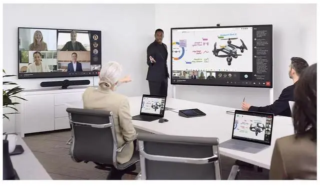 Alt view image 7 of 7 - Microsoft Surface Hub 3 85" 3:2 4K Ultra HD Touchscreen IPS LCD Display