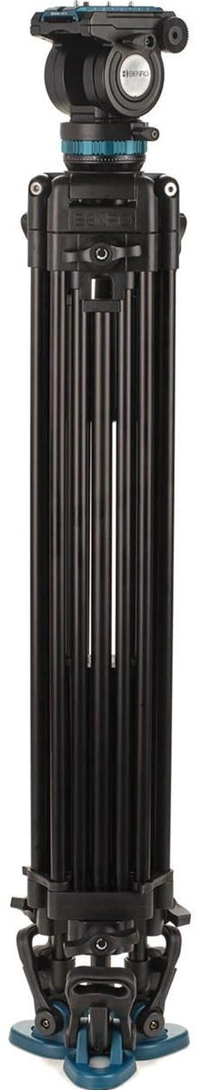 Alt view image 17 of 20 - Benro Video Tripod with Head 15lb Payload Continuous Pan Drag (KH26PC)