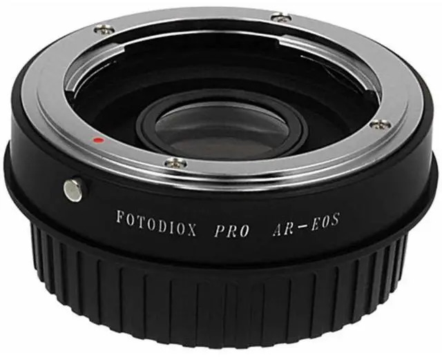Alt view image 6 of 6 - Fotodiox Pro Mount Adapter with 1.4x Multi-Coated Focusing Correction Lens for Konica AR Lens to Canon EOS EF-Mount Camera, No Focus Confirmation Chip