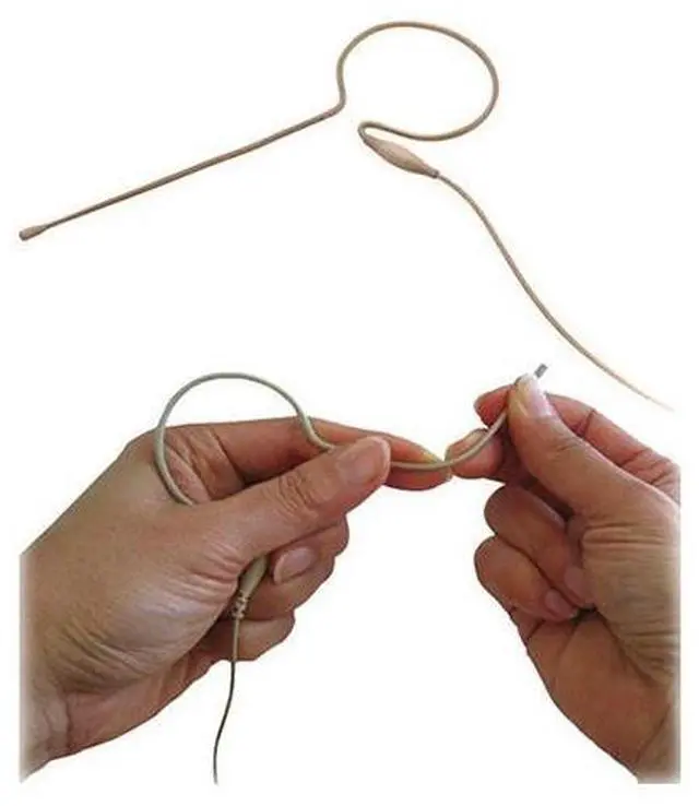 Main image of Point Source Audio CO-6 Earworn Omnidirectional Microphone with Boom Design for Shure Wireless Transmitters, 40Hz-17kHz Frequency, 2000Ohms Output Impedance, Beige