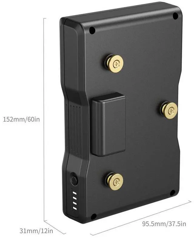 Alt view image 5 of 5 - SmallRig GB99 99Wh 14.8V 6800mAh Lithium-Ion Gold Mount Battery