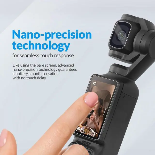 Alt view image 5 of 7 - Aries Screen Protector for DJI Osmo Pocket 3 Creator Combo