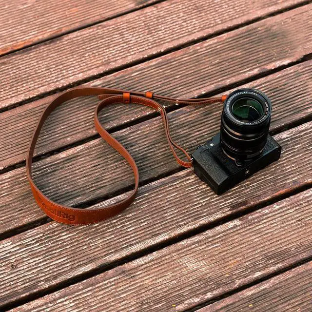 Alt view image 6 of 7 - SmallRig Universal Leather Camera Shoulder Strap, Brown