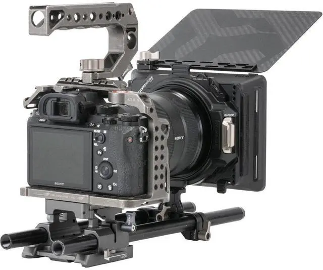Alt view image 8 of 8 - Tilta Mirage Matte Box Vnd Kit | Includes 95Mm Variable Nd Filter | 4"" X 5.6"" And New 95Mm Circular Filters | 67/72/77/82Mm Adapter Rings | Lightweight | Cartridge Filter Design