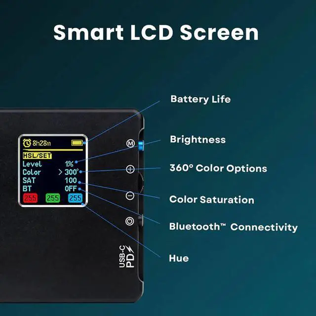 Alt view image 7 of 7 - Lume Cube Panel Pro 2.0 RGB LED Light
