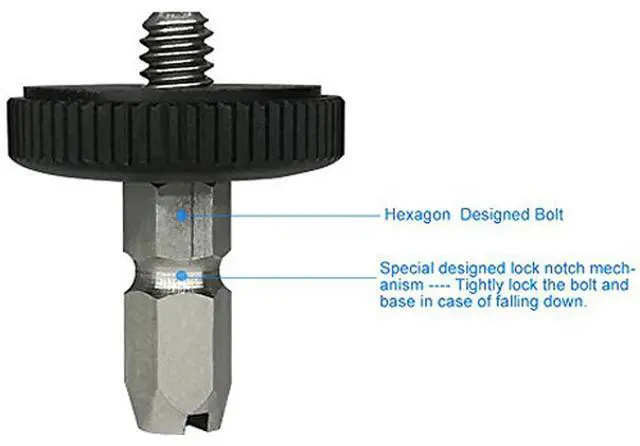Alt view image 4 of 7 - AndyCine Mini Quick Release Camera Stand, 1/4"-20 Male to Female for Magic Arm and On Camera Monitors