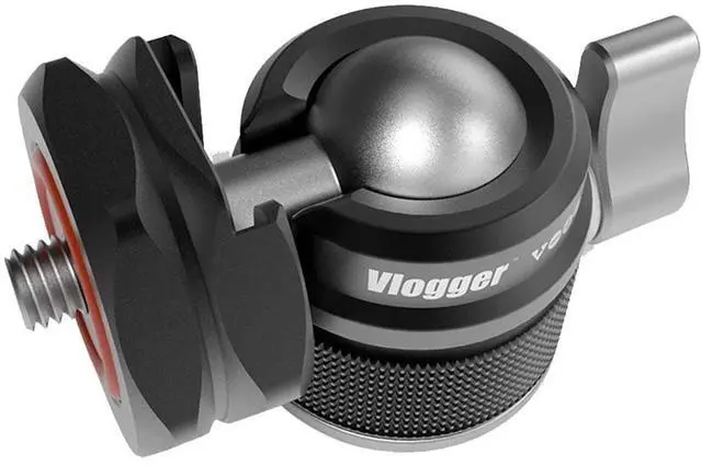 Alt view image 2 of 7 - AndyCine Mini Ball Head with Cold Shoe Adapter to 1/4"-20 Mount