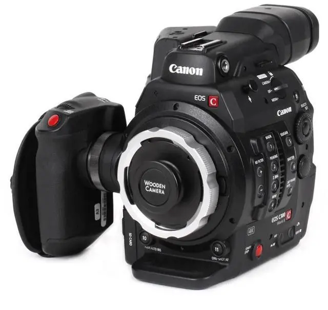 Alt view image 3 of 4 - Wooden Camera PL Mount Modification Kit for Canon C300mkII Camera #262100