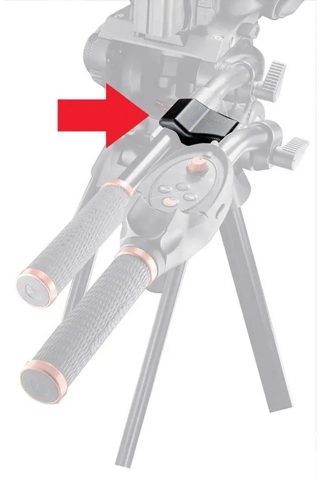 Alt view image 4 of 4 - Manfrotto Clamp Accessory for Pan Bar Remote Controls #MVR901APCL