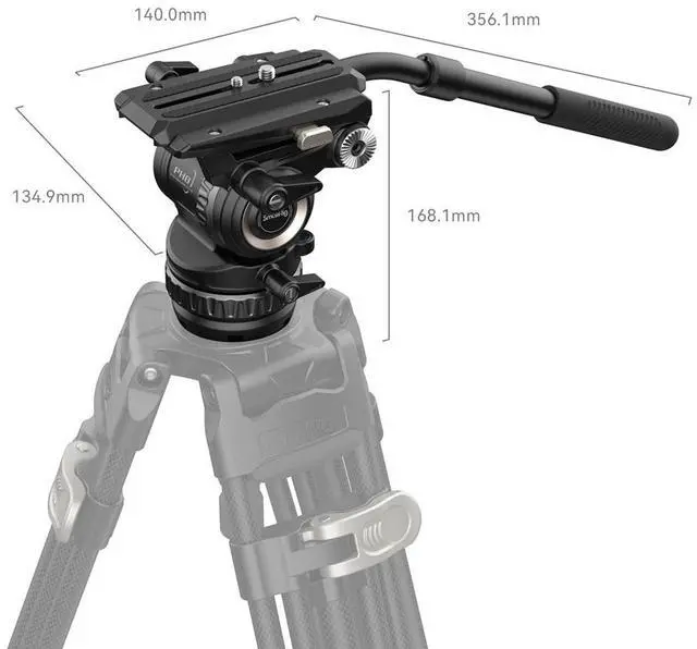 Alt view image 3 of 5 - SmallRig PH 8 Professional Fluid Head