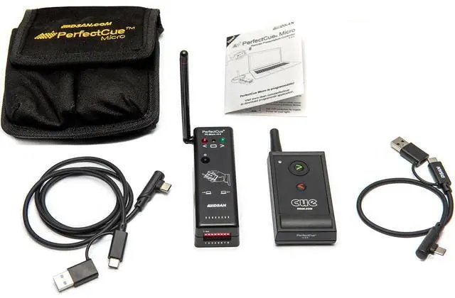 Alt view image 3 of 4 - DSAN PerfectCue Micro Ultra Compact Cue Light Remote Presentation Controller with PC-AS2 2-Button Wireless Transmitter
