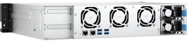 Alt view image 7 of 9 - QNAP 2U 8-BAY SHORT DEPTH RACKMOUNT NAS/ISCSI IP-SAN. INTEL ATOM C5125 8C 2.8GHZ