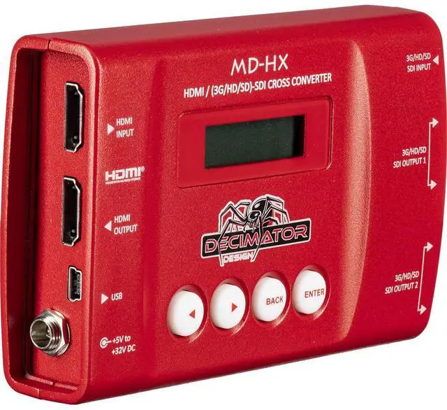 Alt view image 20 of 20 - Decimator DD-HX HDMI & SDI Cross Converter with Scaling & Frame Rate Conversion