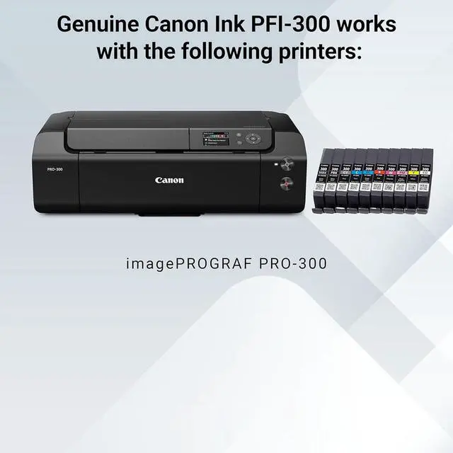 Alt view image 6 of 6 - Canon 2 Pack PFI-300 14.4ml 10 Color Ink Pack