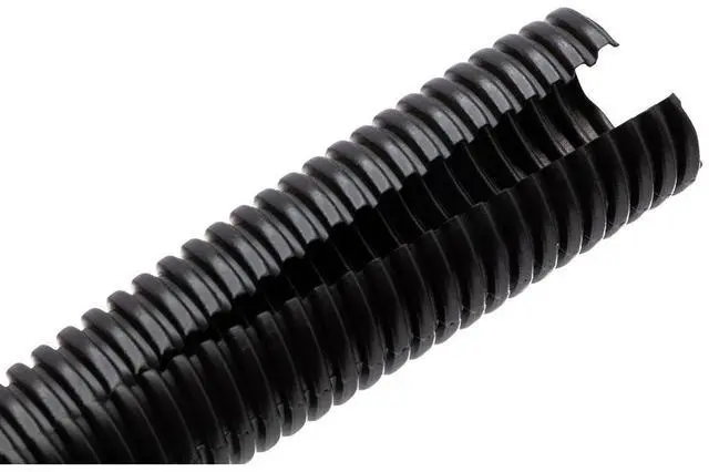 Alt view image 3 of 3 - Hosa 10Ft Black 1in Corrugated Tubing Cable Organizer #WHD410