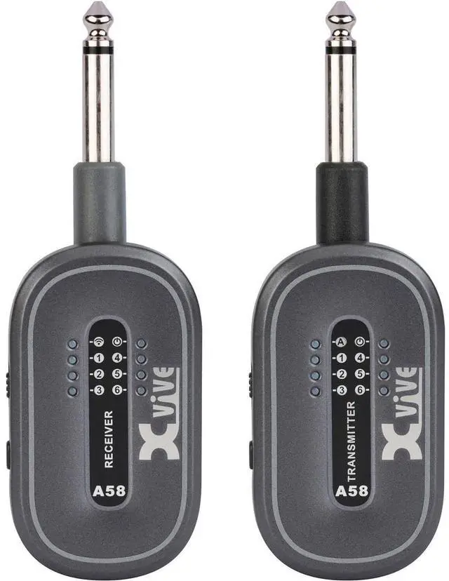 Alt view image 4 of 7 - XVIVE A58 5.8GHz Wireless Guitar System