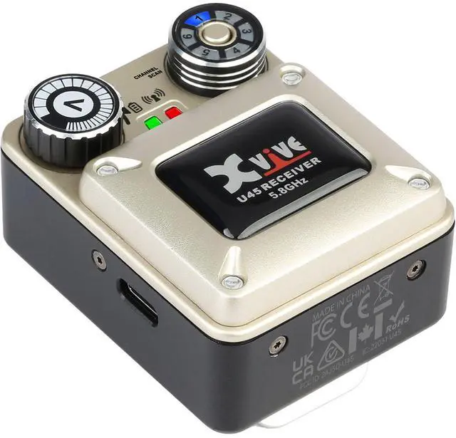 Alt view image 4 of 7 - XVIVE U45R 5.8GHz Wireless Receiver for U45 In-Ear Monitor System