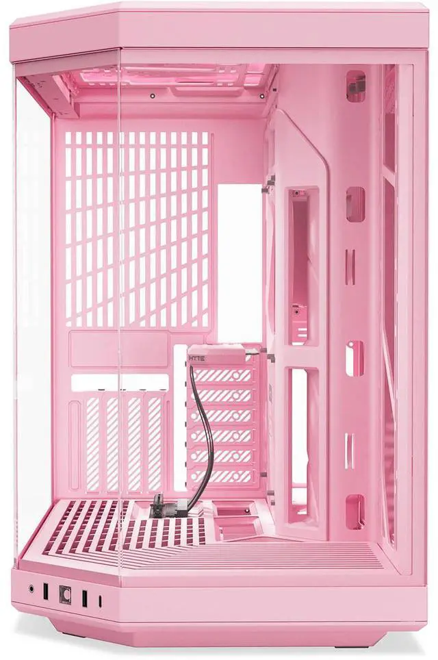 Alt view image 2 of 6 - HYTE CS-HYTE-Y70-SM Strawberry Milk ABS / Steel / Tempered Glass Dual Chamber Mid-Tower ATX Case Case (Computer Cases - ATX Form)