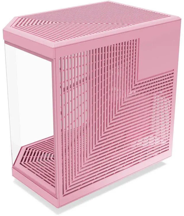 Alt view image 3 of 6 - HYTE CS-HYTE-Y70-SM Strawberry Milk ABS / Steel / Tempered Glass Dual Chamber Mid-Tower ATX Case Case (Computer Cases - ATX Form)