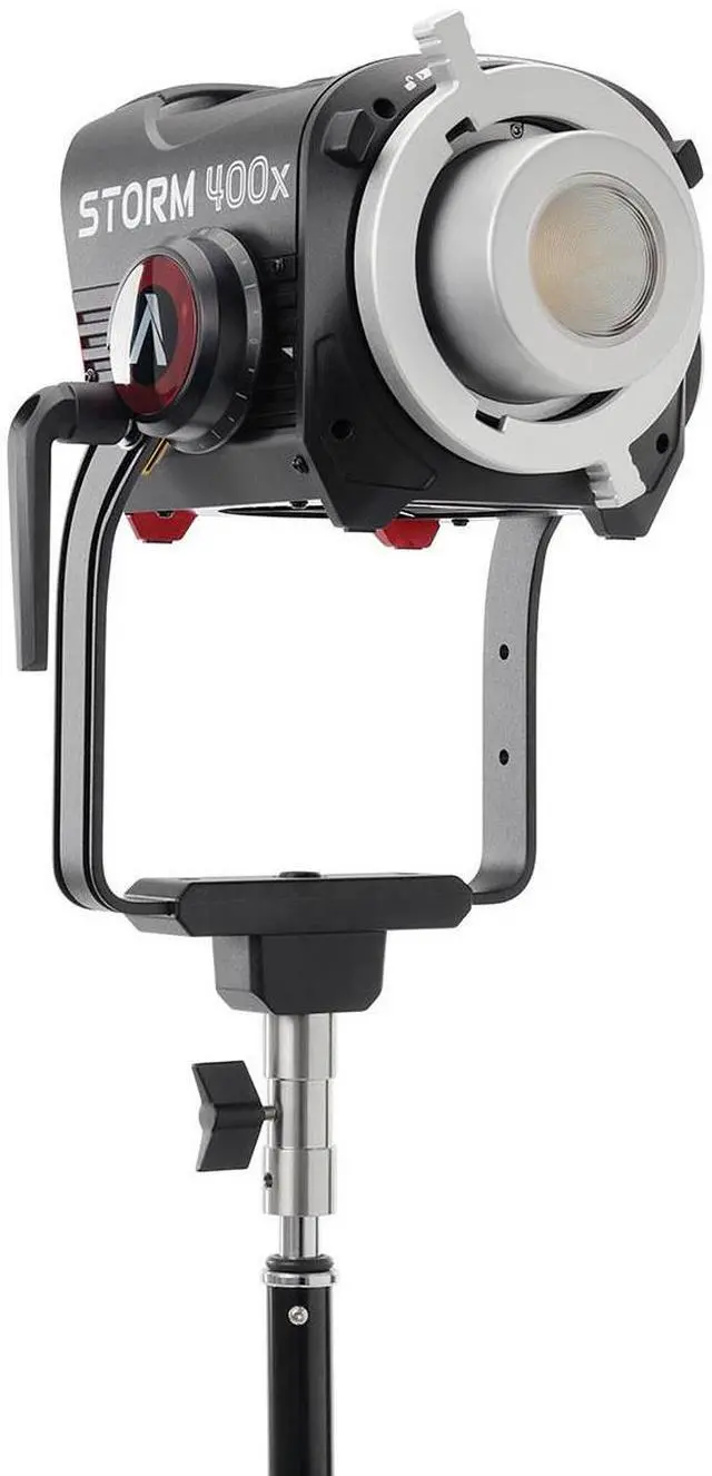 Alt view image 3 of 7 - Aputure STORM 400x 400W Point Source BLAIR LED Light, Gold-Mount