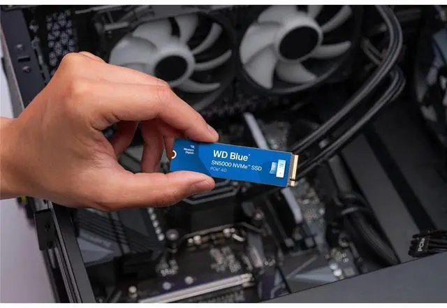 Alt view image 4 of 7 - WD Blue SN5000 4TB NVMe PCIe Gen4 x4 M.2 Internal SSD