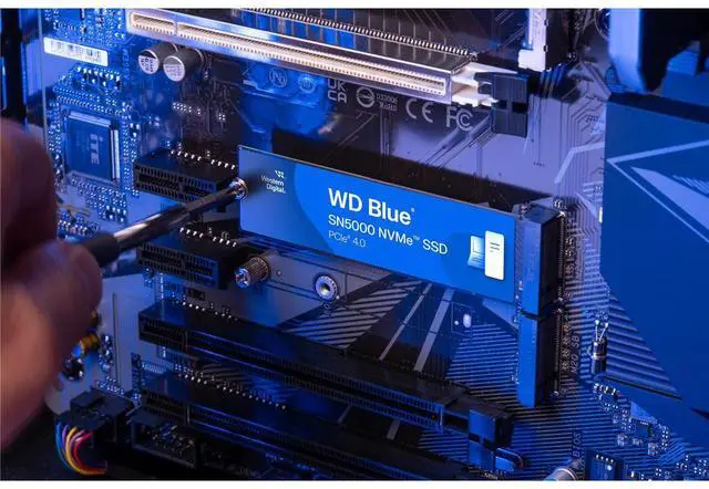 Alt view image 6 of 7 - WD Blue SN5000 4TB NVMe PCIe Gen4 x4 M.2 Internal SSD