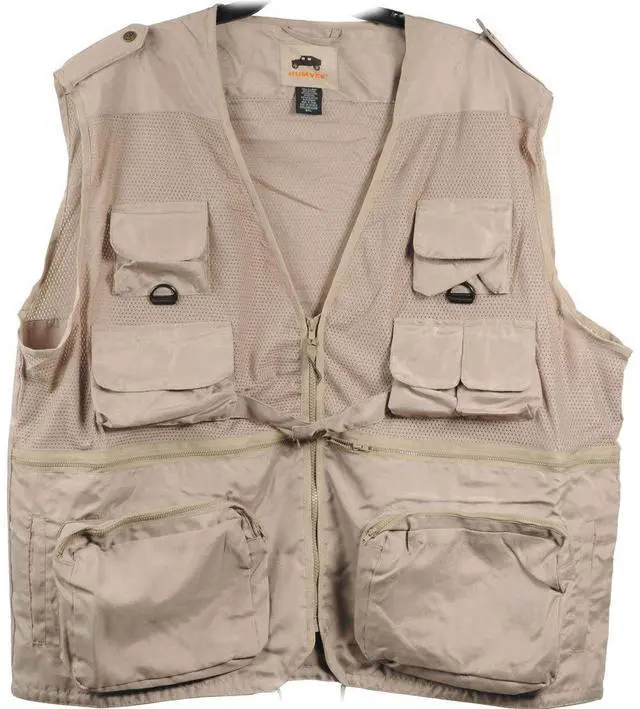 Alt view image 5 of 7 - Campco Humvee Safari Photo Vest - Black - XX Large