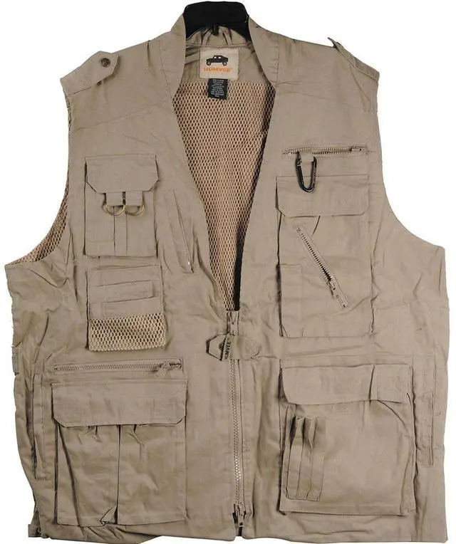 Main image of Campco Humvee Safari Photo Vest - Khaki - X-Large