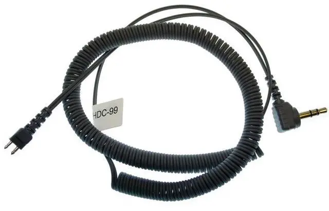 Main image of Audio Implements HDC-99 Cord "D" Coiled Stereo 90 Degree (3.5mm) 1/8" Plug