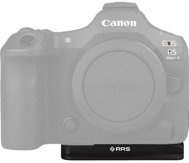 Alt view image 2 of 7 - Really Right Stuff Base Plate for Canon EOS R5/R5 Mark II/R6/R6 Mark II Camera, Black