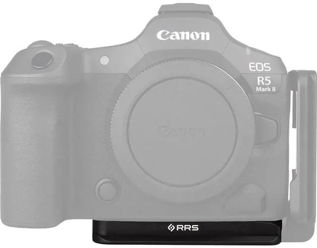 Alt view image 7 of 7 - Really Right Stuff Base Plate for Canon EOS R5/R5 Mark II/R6/R6 Mark II Camera, Black