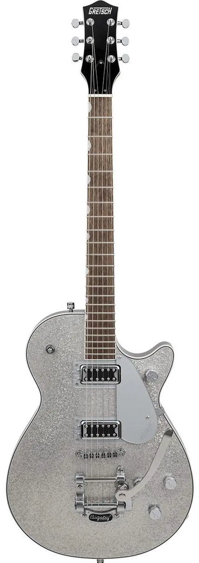 Main image of Gretsch G5230T Electromatic Jet FT Series Electric Guitar with Bigsby, Silver Sparkle