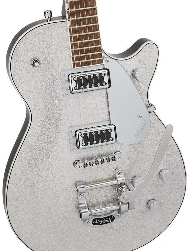 Alt view image 3 of 6 - Gretsch G5230T Electromatic Jet FT Series Electric Guitar with Bigsby, Silver Sparkle