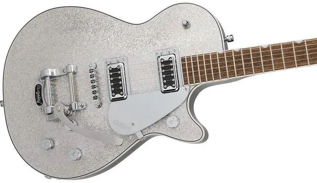Alt view image 4 of 6 - Gretsch G5230T Electromatic Jet FT Series Electric Guitar with Bigsby, Silver Sparkle