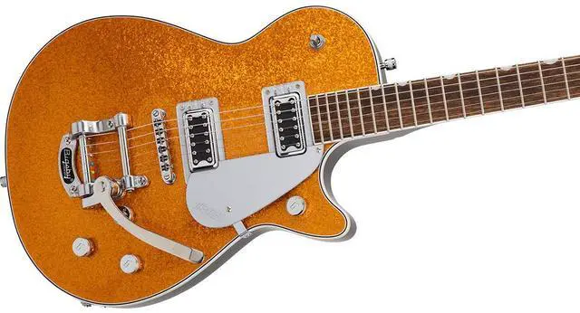 Alt view image 4 of 6 - Gretsch G5230T Electromatic Jet FT Series Electric Guitar with Bigsby, Gold Sparkle