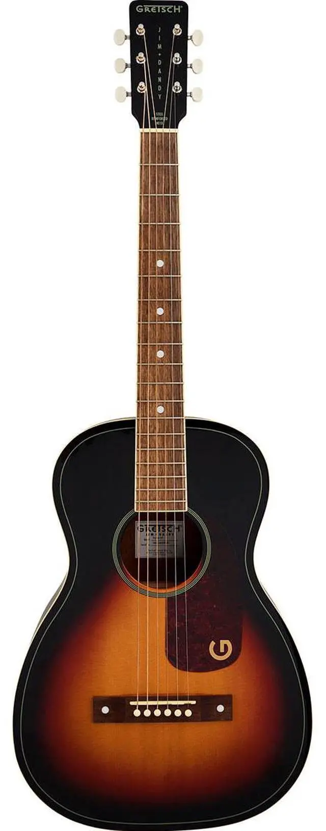 Main image of Gretsch Limited Edition Jim Dandy Series Parlor Acoustic Guitar, Heritage Burst
