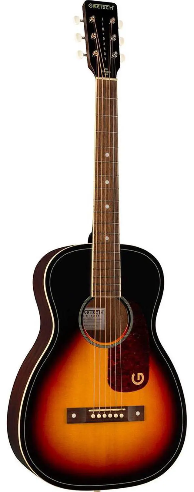 Alt view image 3 of 7 - Gretsch Limited Edition Jim Dandy Series Parlor Acoustic Guitar, Heritage Burst