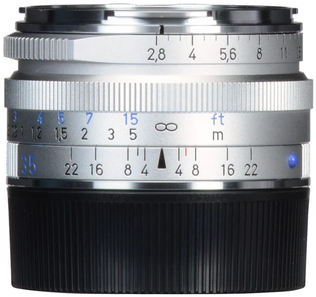 Alt view image 6 of 10 - Zeiss 35mm f/2.8 C Biogon T* ZM Manual Focus Lens (Leica M-Mount) - Silver
