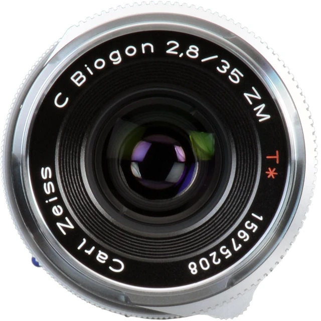 Alt view image 7 of 10 - Zeiss 35mm f/2.8 C Biogon T* ZM Manual Focus Lens (Leica M-Mount) - Silver