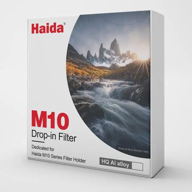 Alt view image 2 of 2 - Haida M10-II Neutral Density 0.9 (8x) 3-Stop Nano-Coating Drop-In Filter