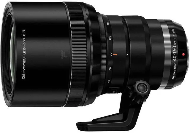 Alt view image 2 of 2 - OM SYSTEM LH-76 Lens Hood for M.Zuiko Digital ED 40-150mm f/2.8 Pro Lens